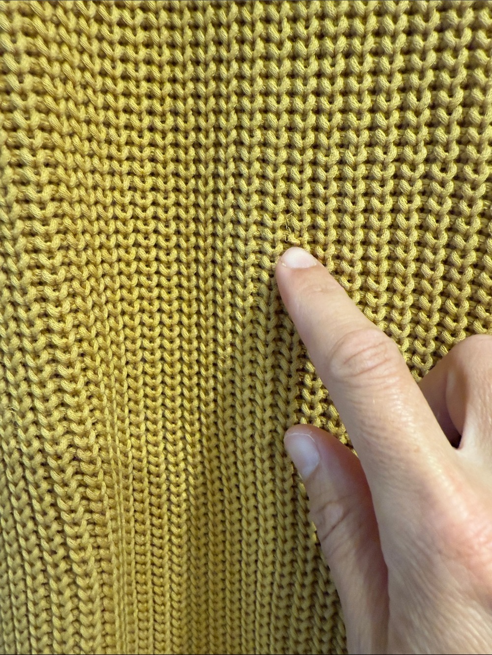 Jenni Kayne V-Neck Oversized Knit Sweater - Mustard - Picture 8 of 11